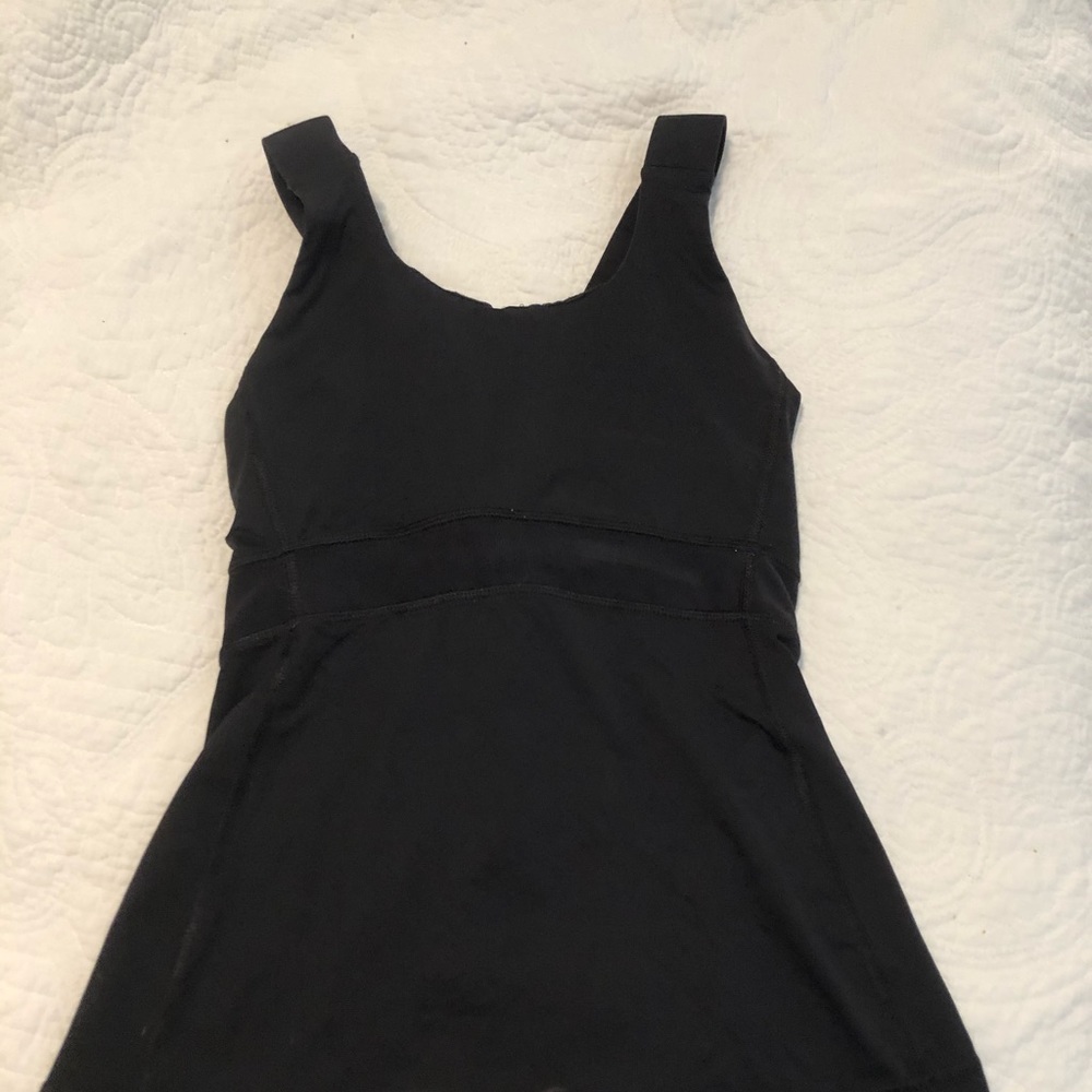 Black Lululemon Tank Top with Mesh